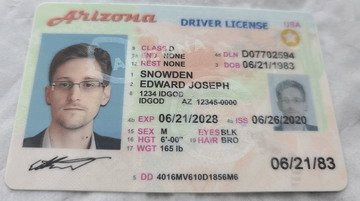 fake id for ARIZONA