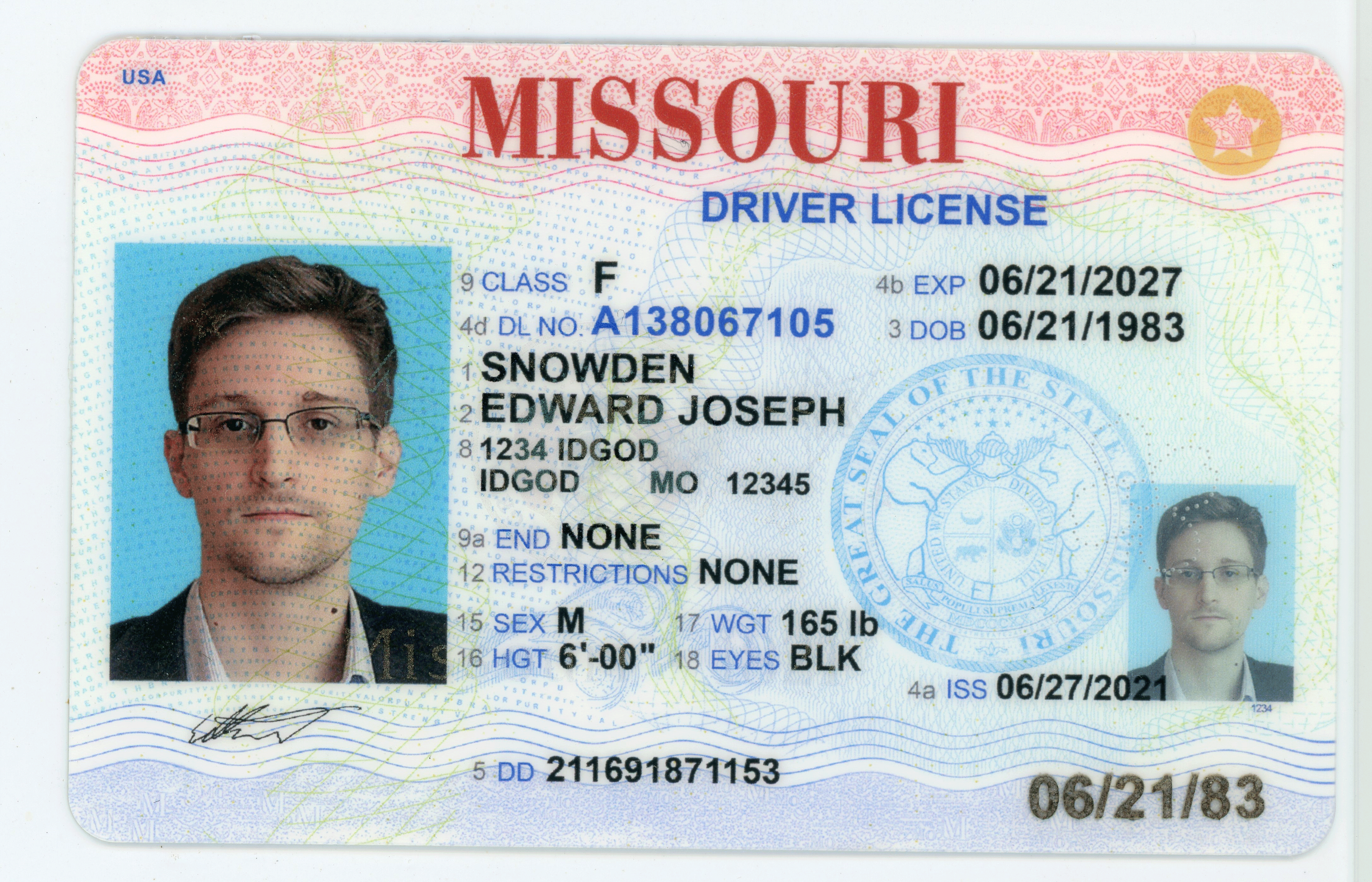 fake id for MISSOURI