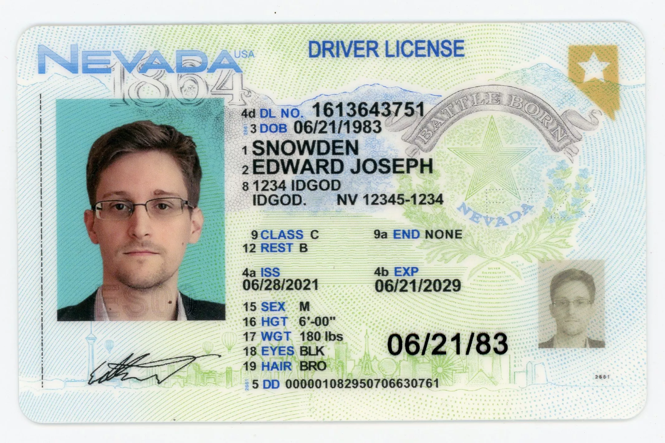 fake id for NEVADA