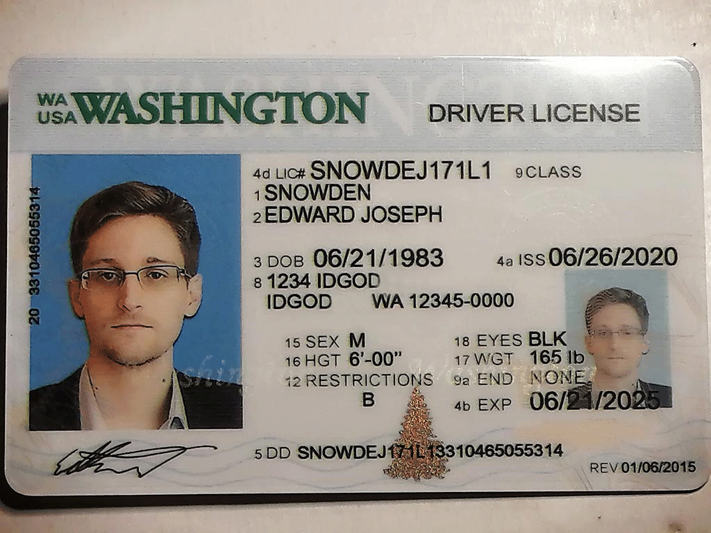 fake id for WASHINGTON